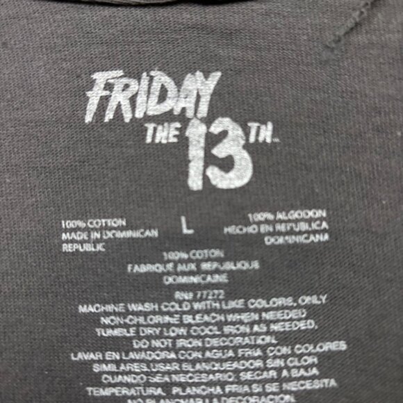 Friday the 13th Jason Voorhees Camp Crystal Lake T-Shirt Size Large - Picture 4 of 4
